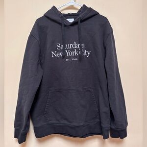 Saturdays New York City black hoodie sweater XL
